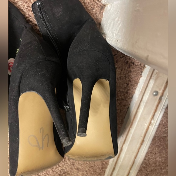 Betsy Johnson Rose Embroidered High Heel Booties - Picture 6 of 11